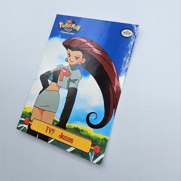 Pokemon 1999 TOPPS TV9 Jesse TV Animation Edition Card - Picture 2 of 4